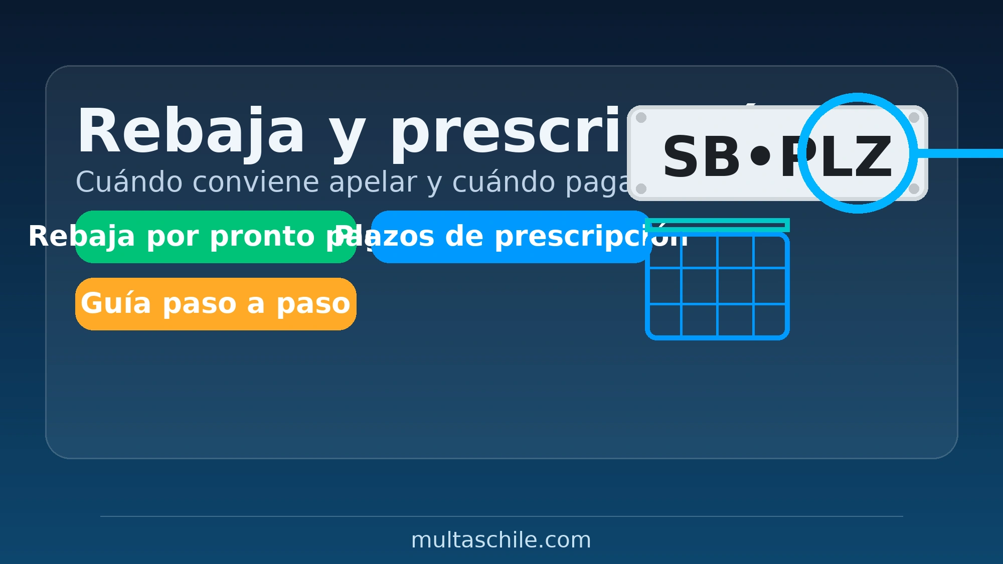 Rebaja por pronto pago y prescripción en San Bernardo: cuándo conviene apelar – multaschile.com