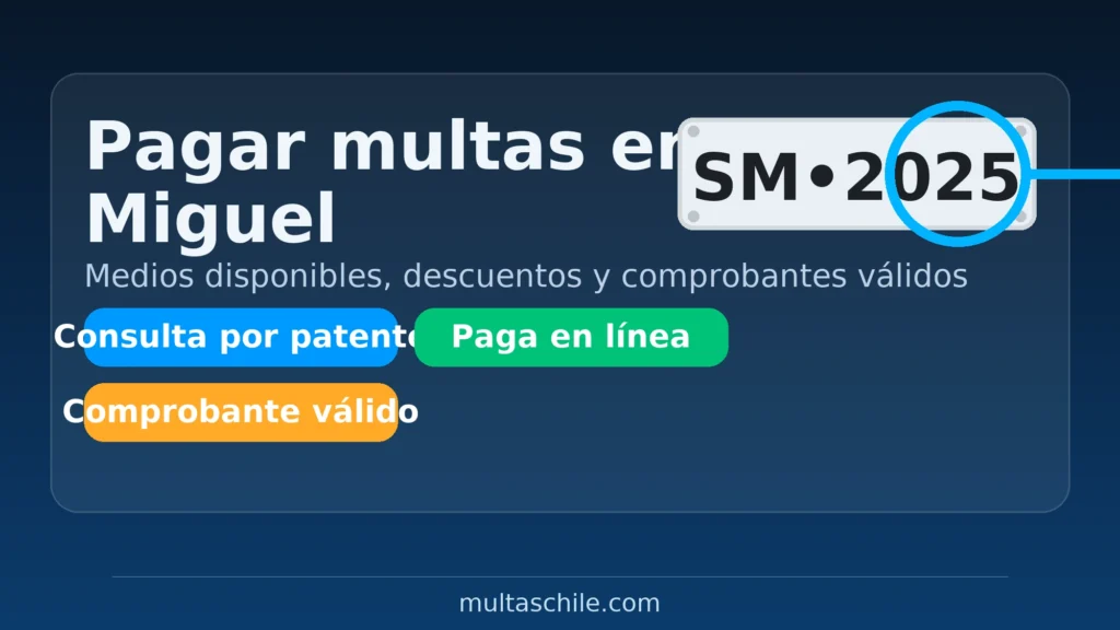 Pagar multas en San Miguel: medios de pago, descuentos y comprobantes válidos – multaschile.com
