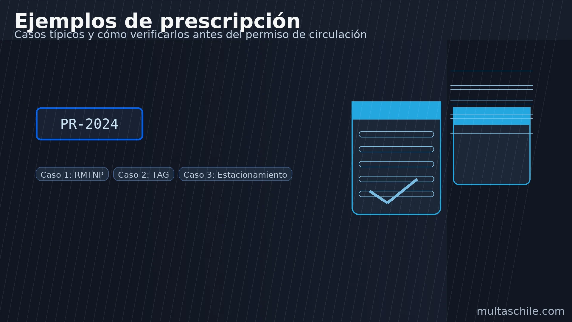 Ejemplos prácticos de prescripción de multas — casos típicos y verificación previa al permiso de circulación
