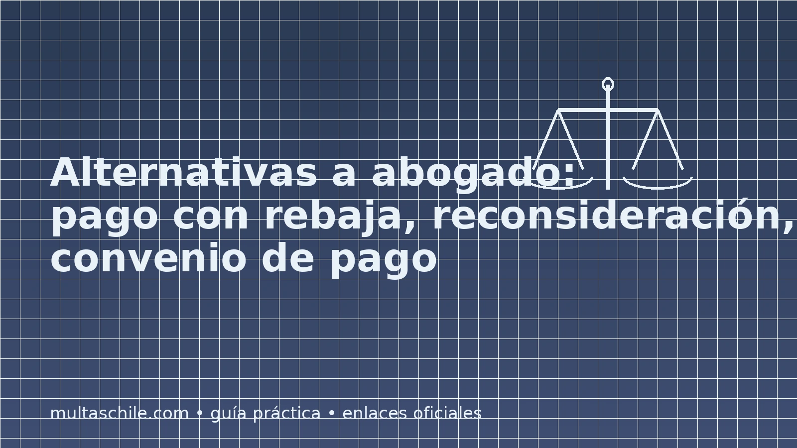 Alternativas al abogado: pago con rebaja, reconsideración del parte y convenio de pago