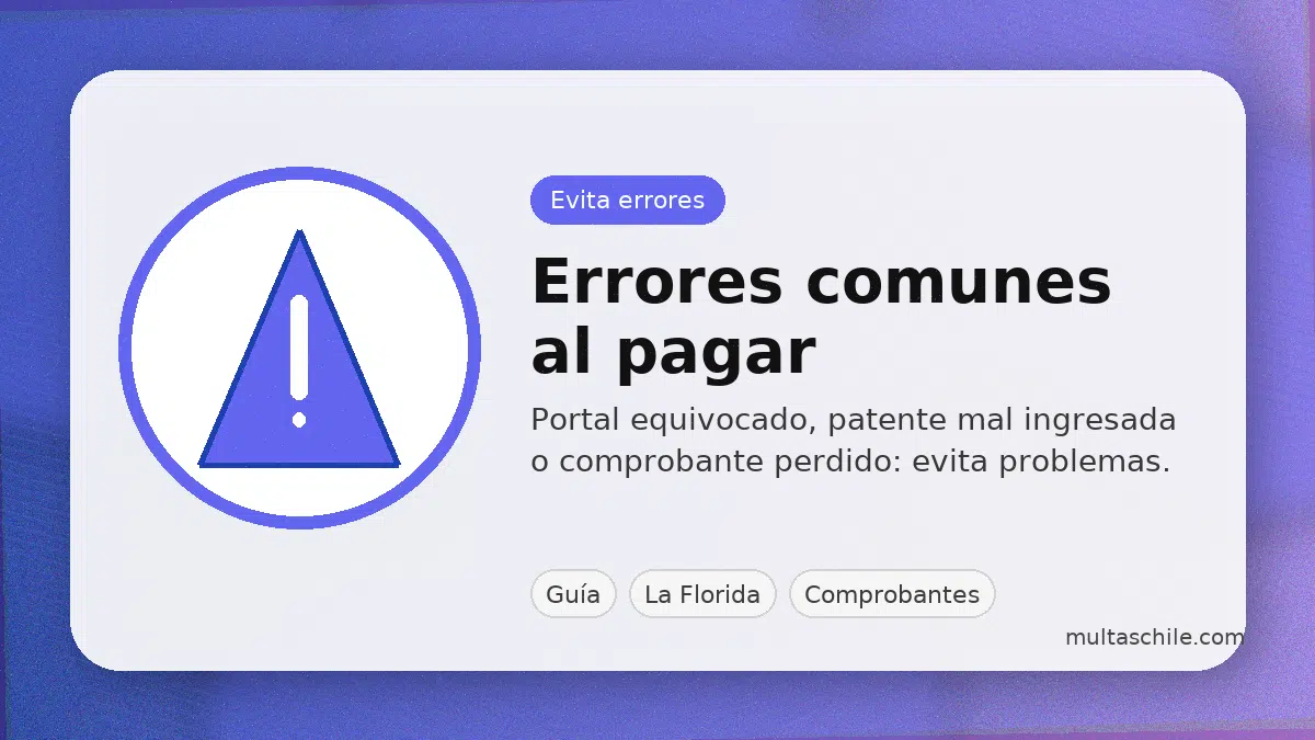 Errores comunes al pagar multas online: portal equivocado y datos incorrectos