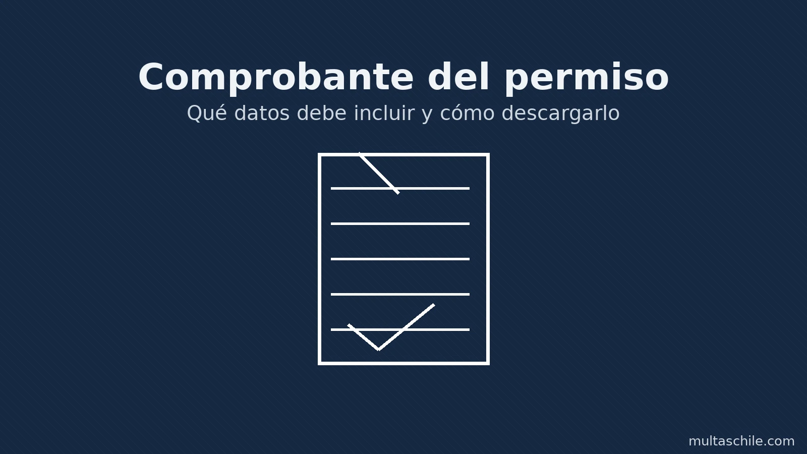 Comprobante del permiso de circulación: datos obligatorios y cómo descargarlo