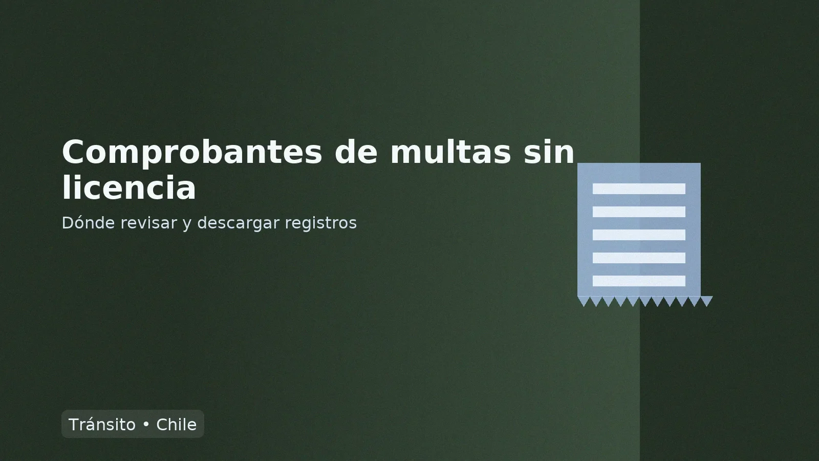 Comprobantes de multas por sin licencia: dónde revisar y descargar registros confiables.